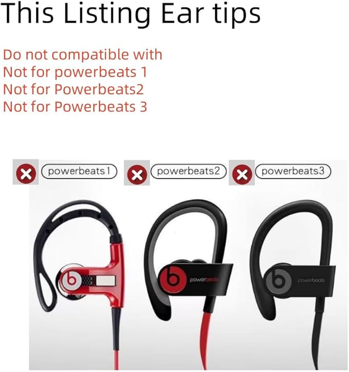 Replacement Ear Tips for Beats Urbeats2.0 Tour2.0 ibeats Beats x, Beats Flex - Image 5