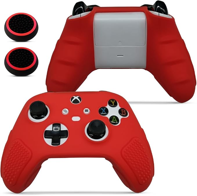 for Xbox Controller Series X/S Silicone Protective Cover, Soft Skin Xbox by RomeTech
