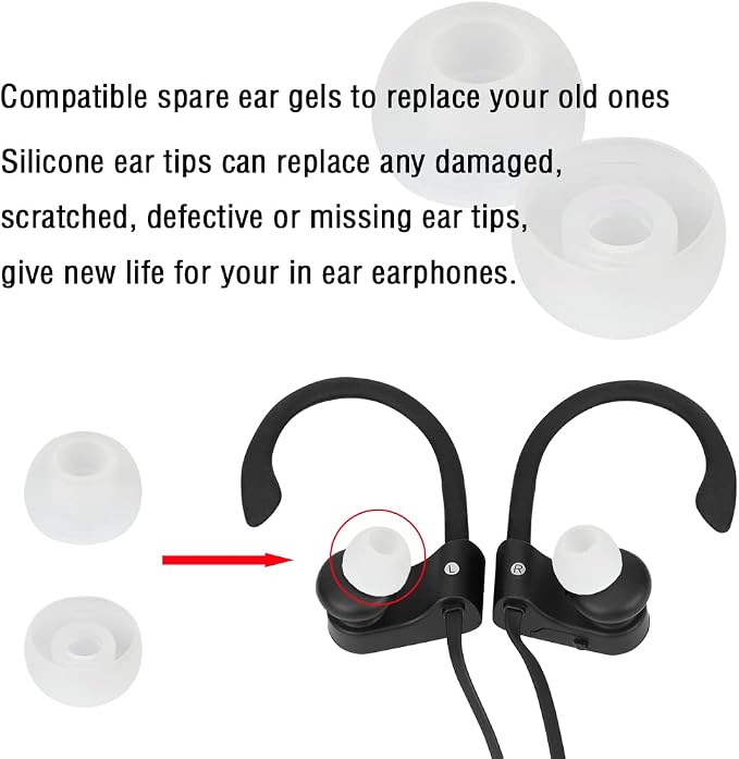 Silicone Earbud Tips Replacement Ear Tips - Image 5