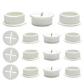 Desk Grommet, 1 in 25 mm Silicone Rubber Grommets, Flexible Wall Cord Pass by BOPOREAE