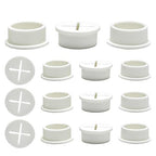 Desk Grommet, 1 in 25 mm Silicone Rubber Grommets, Flexible Wall Cord Pass by BOPOREAE