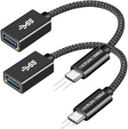 USB C to USB 3.2 Adapter, Transfer up to 10Gbps, Type C to USB(Male-Female OTG - Image 2