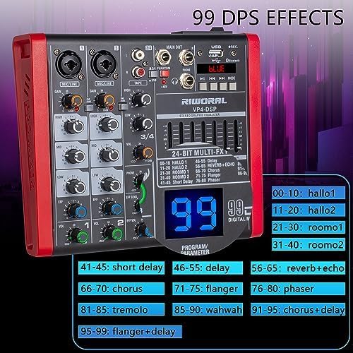 4 Channel Audio Interface DJ Mixer - Image 5