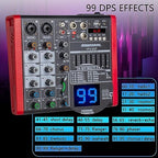 4 Channel Audio Interface DJ Mixer - Image 5
