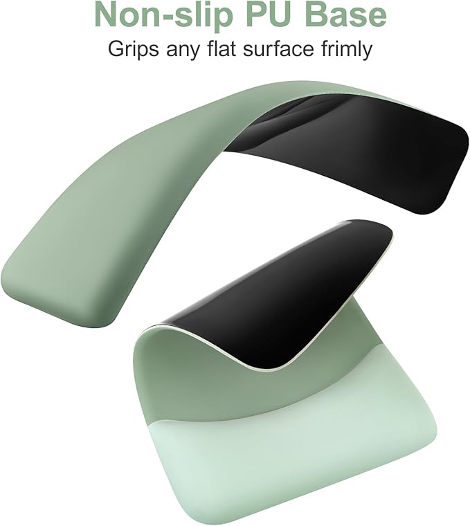 MOSISO Wrist Rest Support for Mouse Pad&Keyboard Set, Rectangular Ergonomic - Image 4