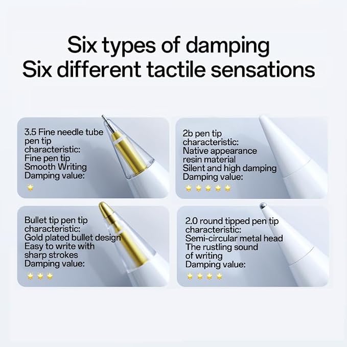 UPDENI Replacement Pencil Tips for Apple Pencil Tips, fine piont Pencil nibs - Image 6