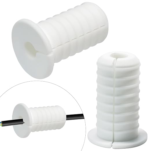 2pc Starlink Cable Grommet 3/4" Silicone Anti-Slip Waterproof Wall Hole Pass by EASYEAH