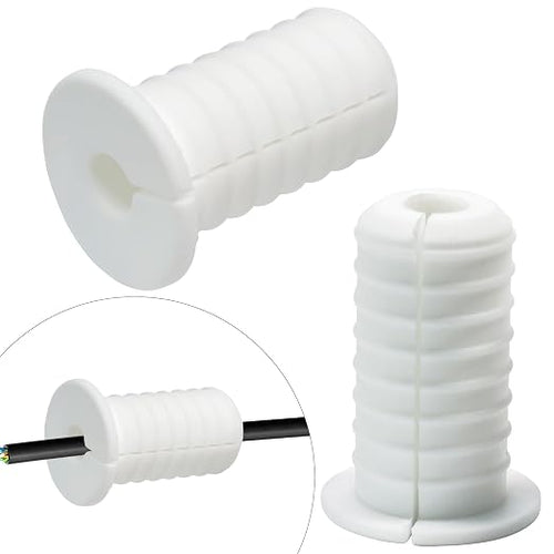 2pc Starlink Cable Grommet 3/4" Silicone Anti-Slip Waterproof Wall Hole Pass by EASYEAH