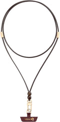 Leather cell phone lanyard Detachable Phone Chain Strap 2-in-1 Phone Chain by HUADEK