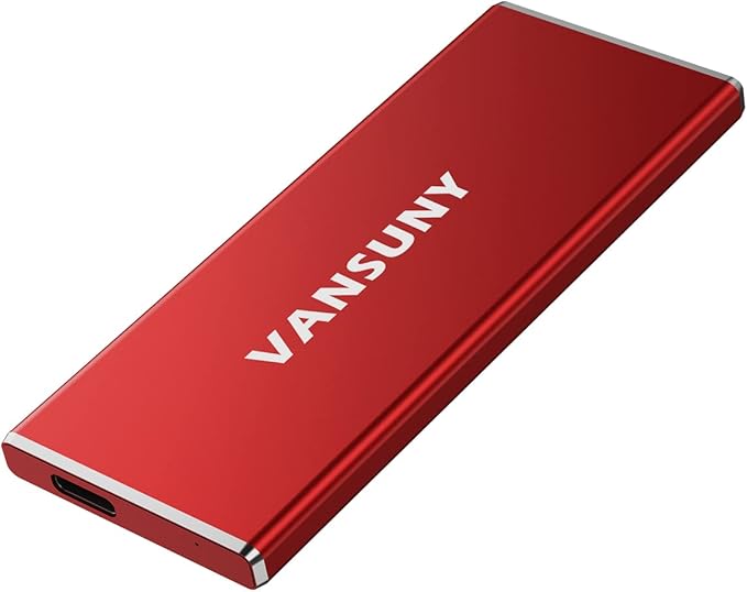 Vansuny 1TB Portable External SSD, USB 3.1 Gen2 540MB/s High-Speed Data ssd by VANSUNY