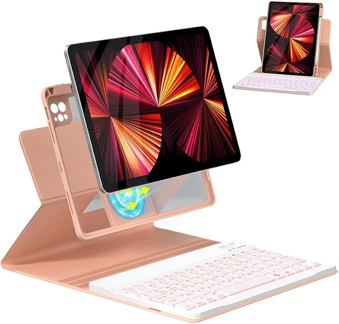 Magnetic Keyboard Case for iPad Air 5th 4th Generation 10.9 inch Pro 11 by OPAKIT