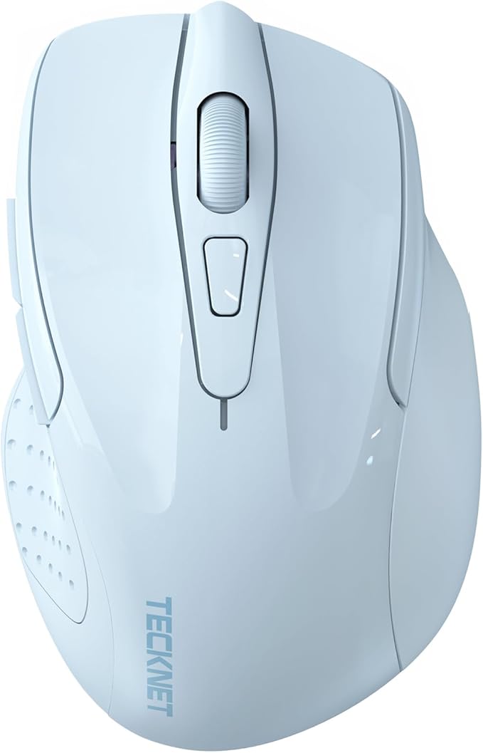 TECKNET Wireless Mouse Silent 4800 DPI Computer USB A & Bluetooth Mouse 6 by Tecknet