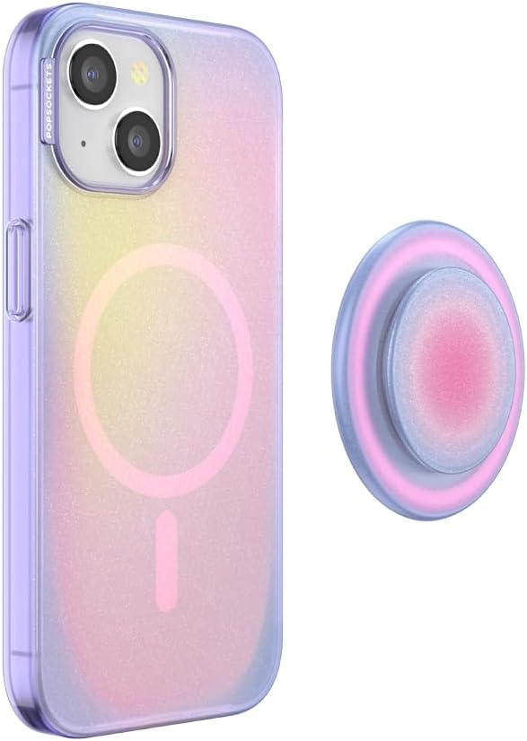PopSockets iPhone 15 Case with Round Phone Grip Compatible with MagSafe - Image 4