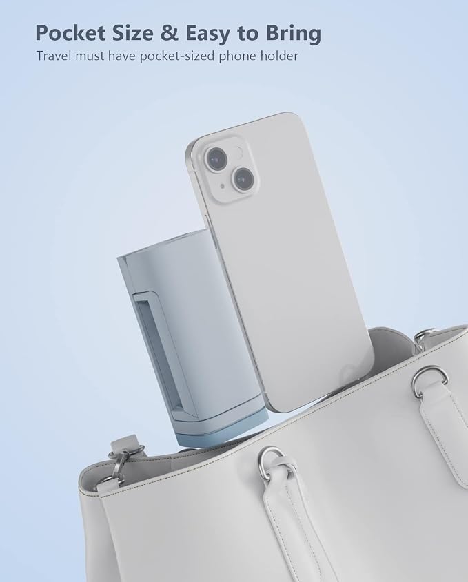 Airplane Travel Essentials Phone Holder, Universal Handsfree Phone Mount - Image 6