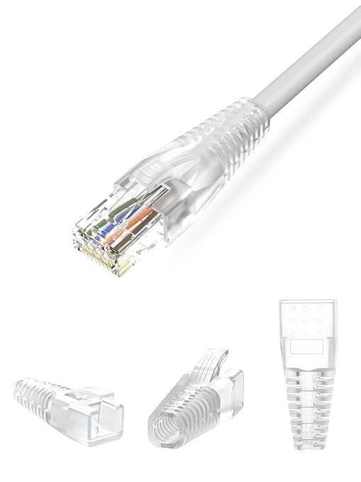 CableCreation RJ45 Ethernet Network Cable Strain Relief Boot 50-Pack Fits Cat5 - Image 6