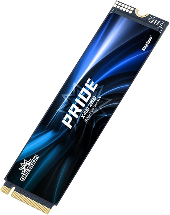 KingSpec OneBoom X400 2TB M.2 SSD Gen4 7300MB/s, TLC 3D NAND Internal NVMe SSD by KingSpec