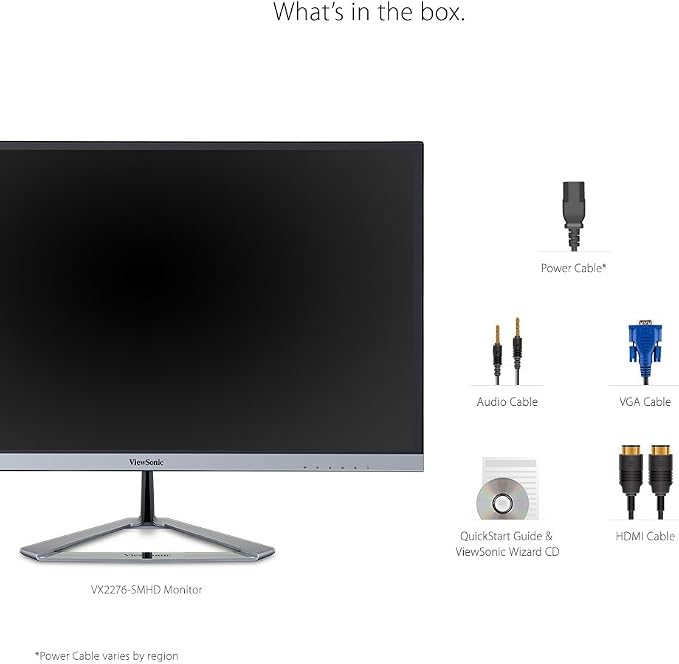 ViewSonic VX2276-SMHD 22 Inch 1080p Widescreen IPS Monitor - Image 5