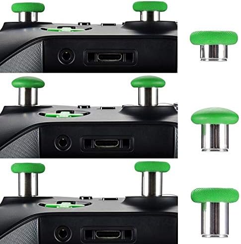 eXtremeRate 8 in 1 Green Metal Magnetic Thumbsticks Analog Joysticks - Image 4