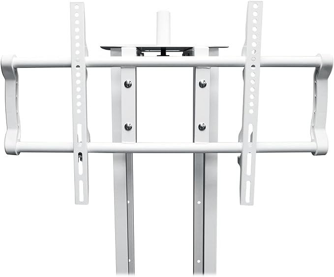 Rockville RTP33-TV Pro White Totem Stand 220 lbs DJ Speaker/Lighting/TV Mount - Image 5