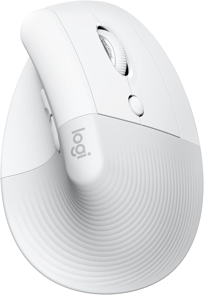 Logitech Lift for Mac Wireless Vertical Ergonomic Mouse, Quiet Clicks, Silent by Logitech