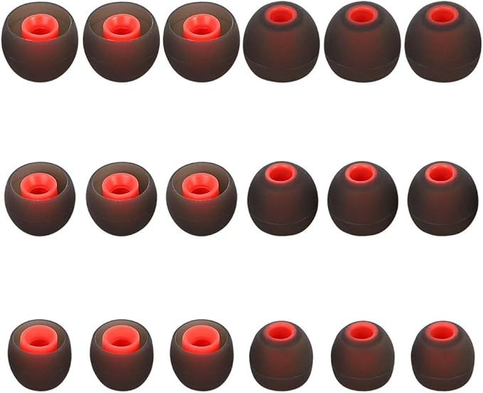 Silicone Replacement Earbud Tips Ear Tips Fit Most in-Ear Earbuds Headphone by CYADCI