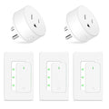 NineLeaf Wireless Remote Wall Switch and Outlet, Remote Control Outlet Light by NineLeaf