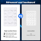 ZYCCER Double Sided Silicone Suction Phone Holder Mount, Compatible - Image 2