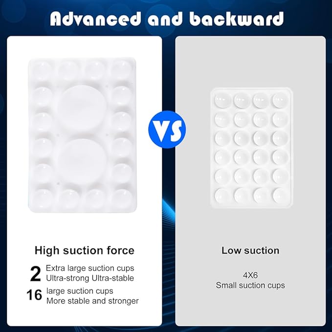 ZYCCER Double Sided Silicone Suction Phone Holder Mount, Compatible - Image 2
