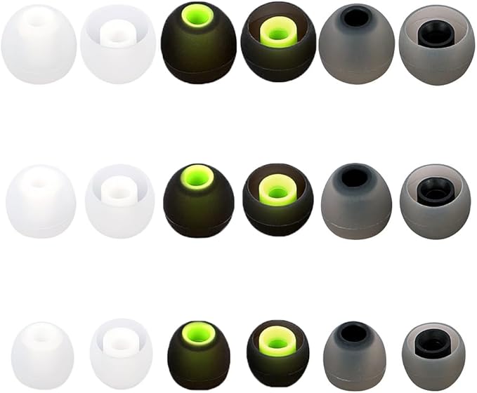 Earbud Tips Ear Bud Tips Soft Anti Slip Washable and Reusable Silicone - Image 7