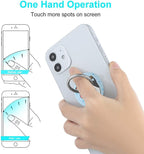Bonoma Phone Ring Stand, 3 Pack Cute Cow 360 Degree Rotation Finger Grip Stand - Image 5