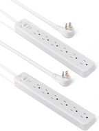 Amazon Basics Rectangle 6-Outlet, 600 Joule Surge Protector Power Strip by AmazonBasics