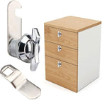 Thumb Operated Offset Cam Lock, Replacement Keyless Compartment Latch, - Image 3