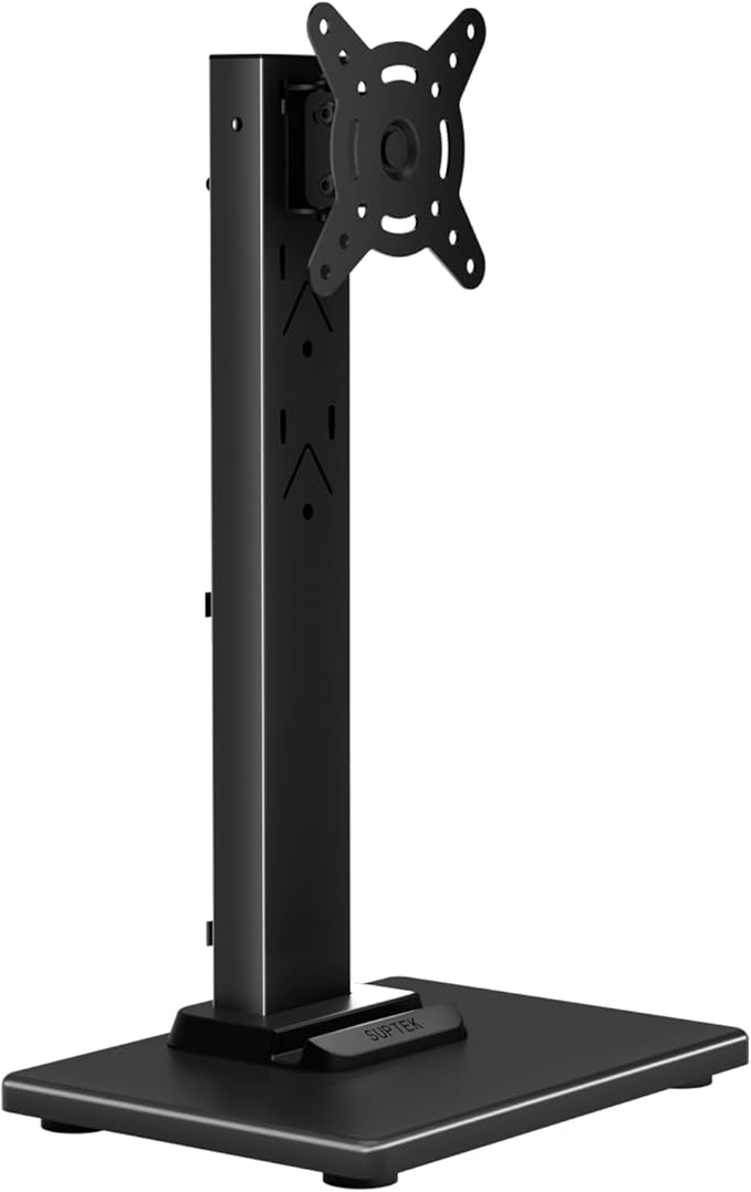 Suptek Single LCD Computer Monitor Free-Standing Desk Stand Mount Riser by suptek