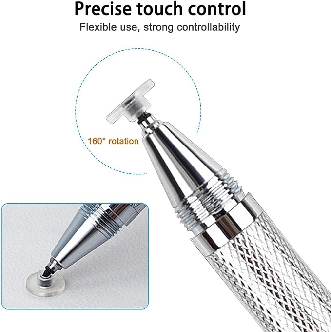 YuCool 20 Pieces Passive Stylus Pen Replacement Disc Tips, Universal Nibs - Image 6