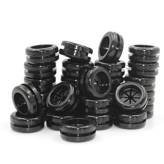 Rubber Grommets for Wiring, 5/8 Inch Drill Hole, 9/16 Inch ID, Firewall by EASYEAH