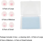 18 Pairs Silicone Earbud Tips Replacement Ear Tips - Image 2