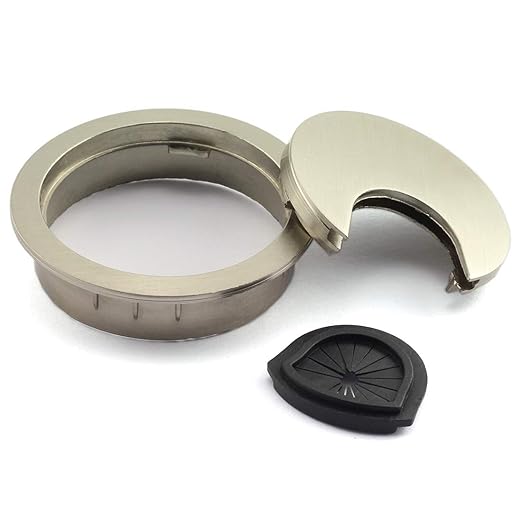 HJ Garden 1pcs 2 inch Metal Desk Grommets - Image 4