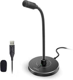 CMTECK USB Computer Microphone G009, Noise-Cancelling Recording Desktop Mic by CMTECK