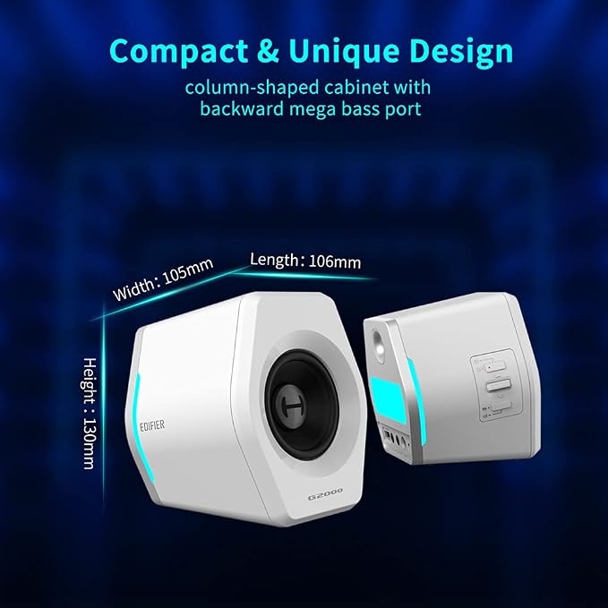 G2000 32W PC Computer Speakers for Gaming Desktop PC Laptop Mac Computer Woofer - Image 6
