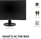 ViewSonic VA2416C 24 Inch Full HD 1080p Frameless Curved Monitor - Image 8