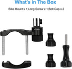 PULUZ Bike Motorcycle Handlebar Mount, 360 Degree Rotation Aluminum Bicycle - Image 7