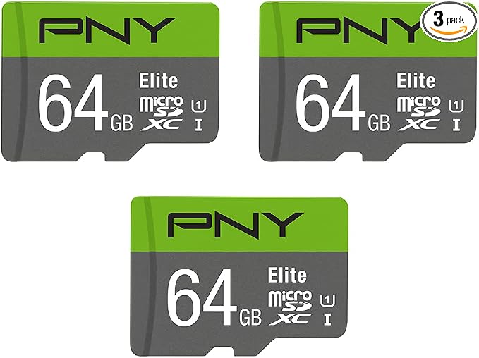 PNY 64GB Elite Class 10 U1 microSDXC Flash Memory Card by PNY