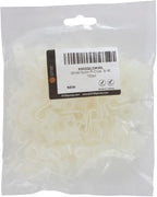 GTSE White Nylon Plastic Cable Clamps, 5/16" Screw Mounts - Image 5