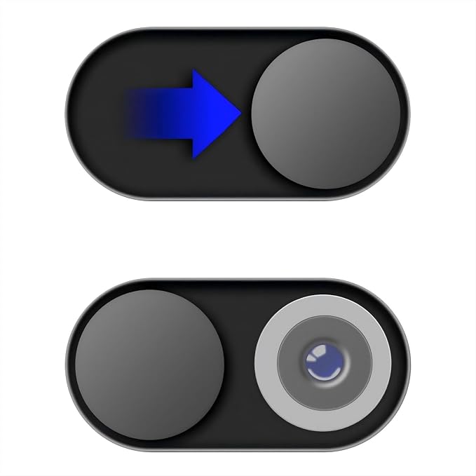Metal Webcam Cover Slide, 0.022in Camera Cover by JiSiTeCai