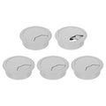 uxcell 5 Pcs 50mm Desk Grommet, Plastic Cable Hole Cover, Wire Cord Cable by uxcell