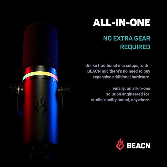 BEACN Dark Dynamic USB Mic for PC - Image 9