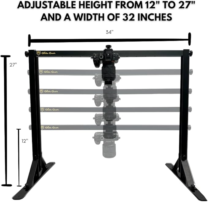 Glide Gear OH100 Professional Metal Overhead Table Top Mount Stand Photography - Image 6