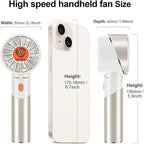 Handheld Fan, Portable Turbo Fan, Powerful Personal Fan, USB Rechargeable Mini - Image 5