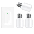 Remote Control E26 E27 Light Bulb Socket Adapter, Max 500W, No Wiring Needed by greencycle