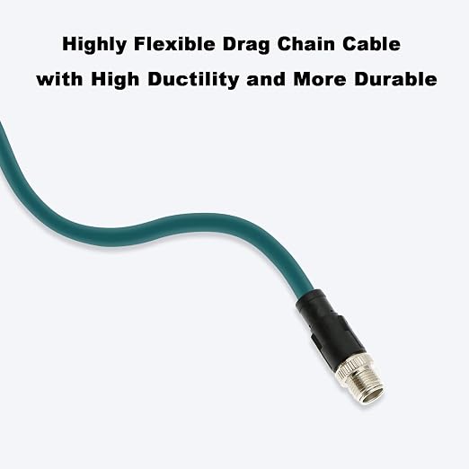 Alvin's Cables M12 8 Pin X Code to RJ45 Industrial Ethernet Cable - Image 6